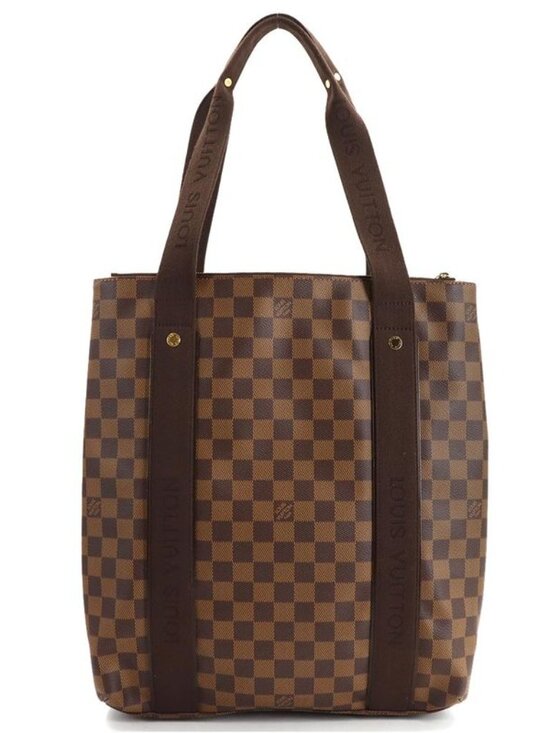 Louis Vuitton Damier Cabas Boble Tote Ebene Gold - Picture 2 of 8